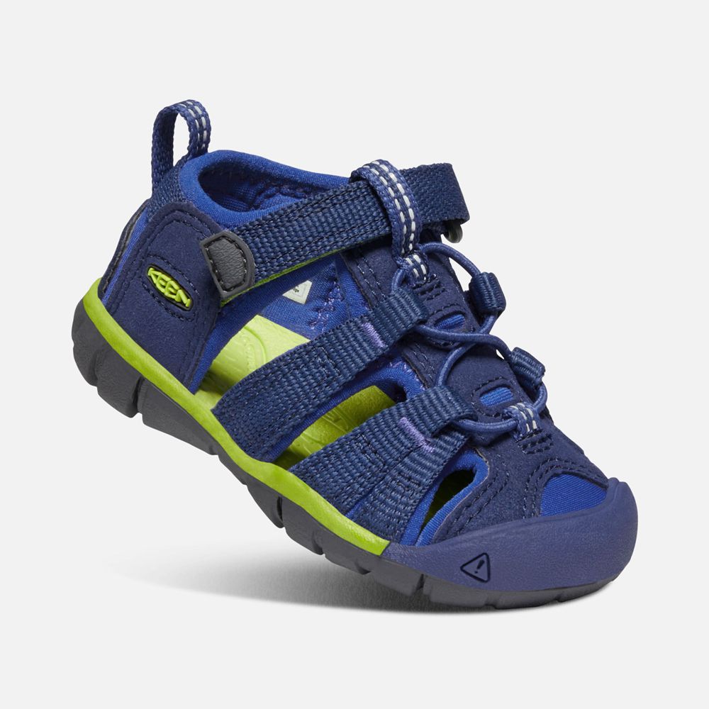 Sandales Keen Enfant Bleu/Vert | Seacamp Ii Cnx | RHKGN-4970